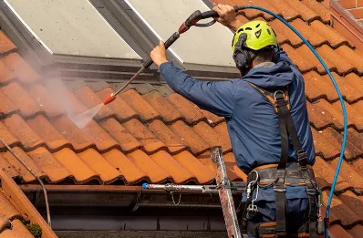 Démoussage et hydrofuge de toiture à Larrazet